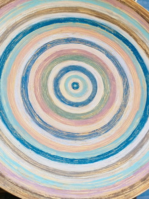 Bamboo platter 30 centimeters like new