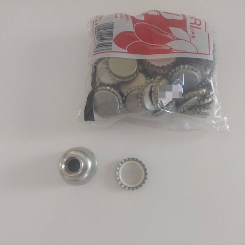 Ferrari Group Emily Bottle Capper with Lever for 26 mm Caps, Red