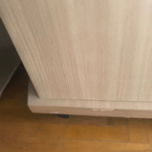 TV stand like new with extra storage and wheels