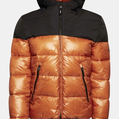 Replay Winter Jacket new men's heavy weight black and orange S/M