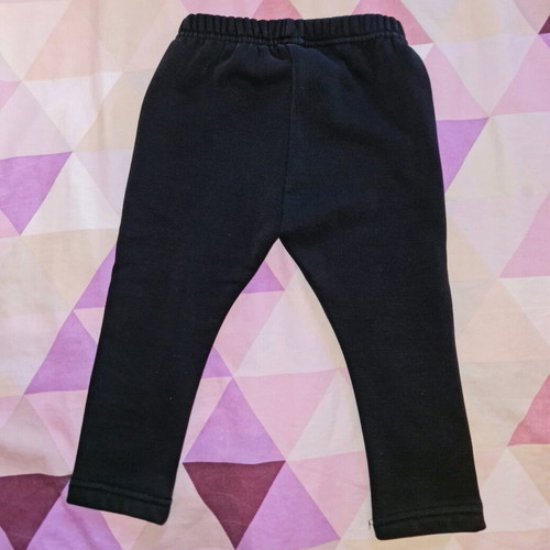 Leggings size 3 years black with rhinestones like new