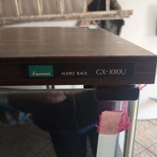 Sansui GX 1010U cabinet like new, vintage audio rack
