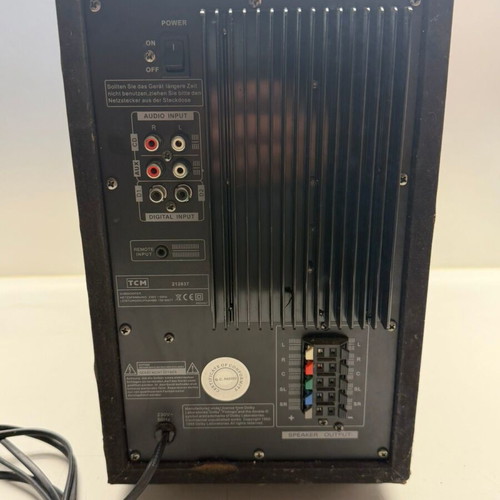 TCM 5.1 Home Cinema Active Subwoofer used, model 212837