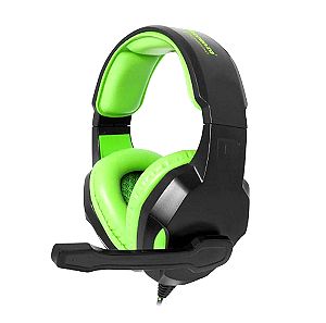 Ακουστικά με μικρόφωνο Gaming Esperanza green Cobra EGH350G