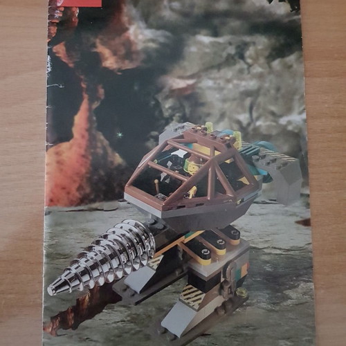 Retro Lego Rock Raiders 4940 used, The Granite Grinder set