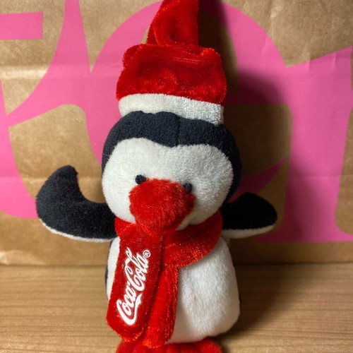 Collectible Coca Cola Christmas Penguin 13 cm like new