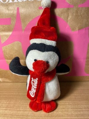 Collectible Coca Cola Christmas Penguin 13 cm like new
