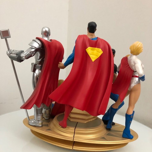 Superman Family 2-Part Statue new, collectible set DC Direct