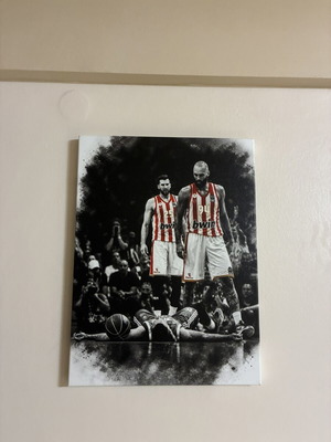 Evan Fournier handmade canvas 40x30