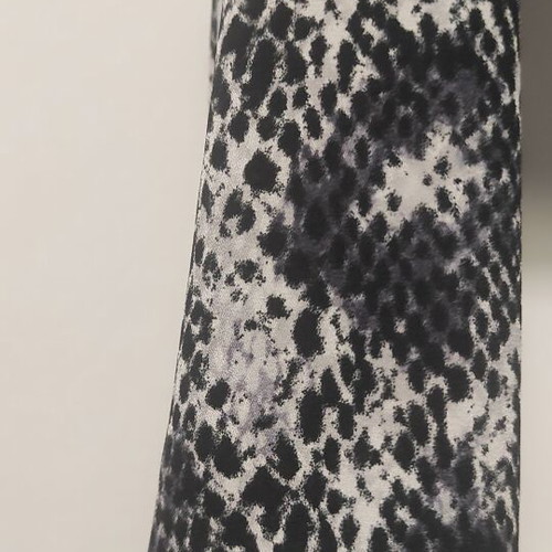 H&M Divided Crop Blouse Snake Print XL Like New