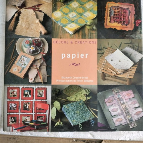 Papier-mâché craft book like new condition