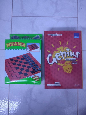 Genius travel size used knowledge board game