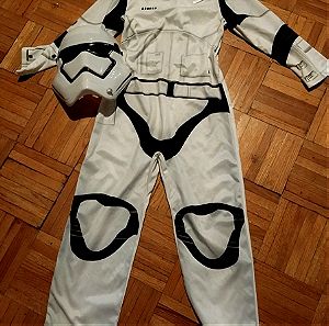 Star wars στολή με μάσκα stormtrooper-αποκριατικη στολή