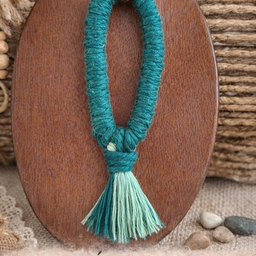 Macrame Keychain Handmade from Union Series Multicolor Made to Order