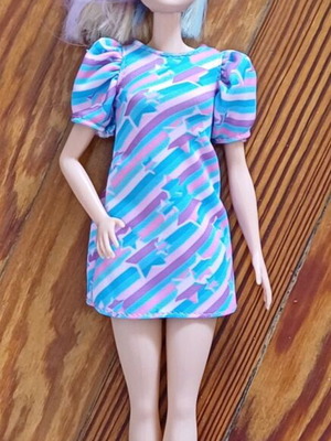 Κούκλα Barbie Totally Hair ξανθιά μεταχειρισμένη