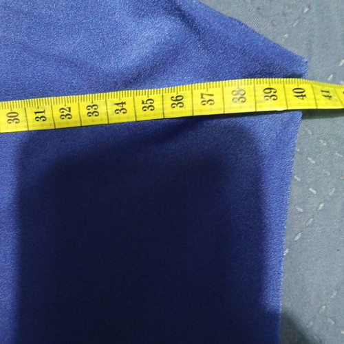 Veloudakis dress like new, blue, with impressive sleeve and lining