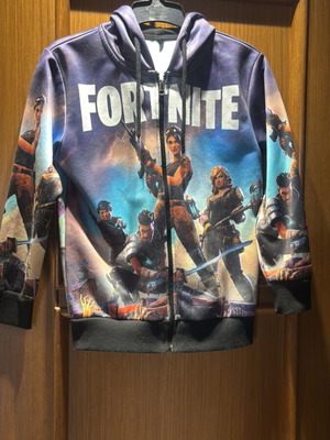Fortnite kids jacket used, size 9-10, multicolor