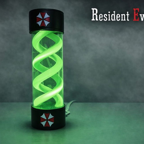 Resident Evil T-Virus Lamp 3D Printed New