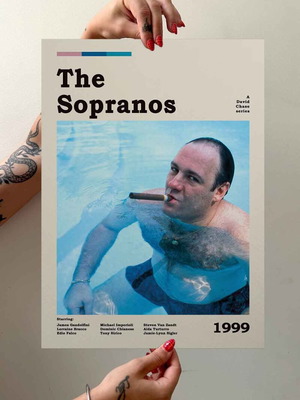 Sopranos A3 poster new, 41x29 cm