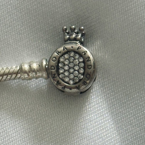 Pandora original charm bracelet, silver, size 16