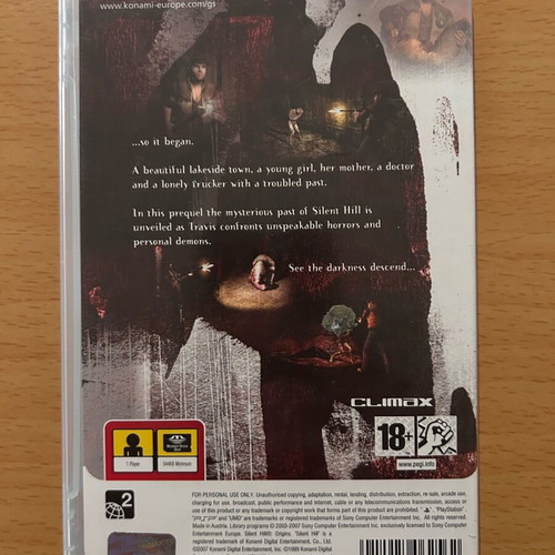 Silent Hill Origins PSP game used