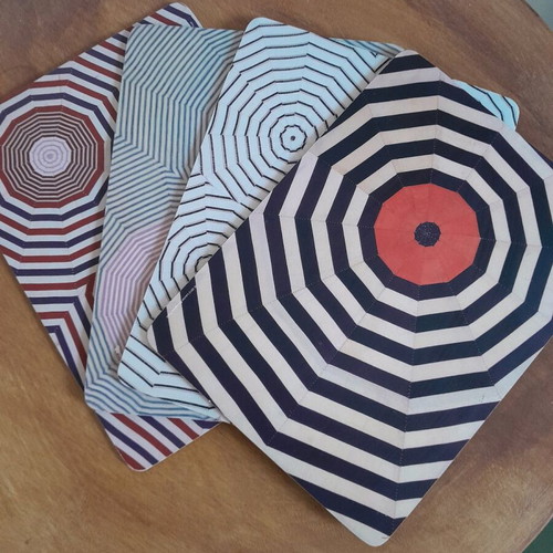 Louise Bourgeois cork placemat set of 4 like new