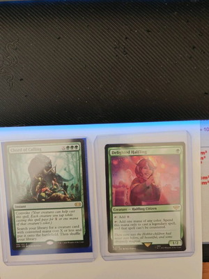 Magic: The Gathering bundle with Delighted Halfling and Chord of Calling like new