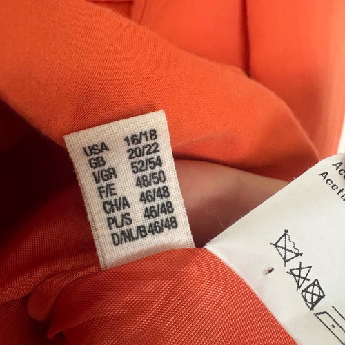 Ulla Popken outerwear orange like new, size 48/50