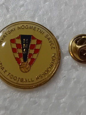 Συλλεκτική καρφίτσα ποδοσφαίρου Εθνική ομάδα Κροατίας Euro και World Cup