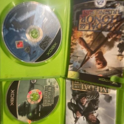 Medal of Honor Frontline and Rising Sun Xbox classic games