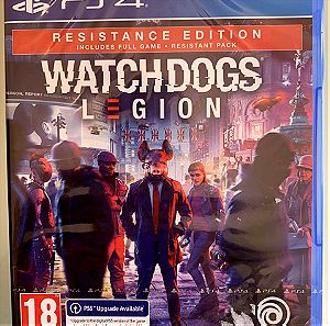 PS4 PS5 Playstation 4 και 5 Watchdogs LEGION 'Resistance Edition' Σφραγισμενο Καινουργιο!