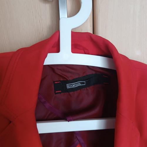 Women's red blazer size M 38 like new