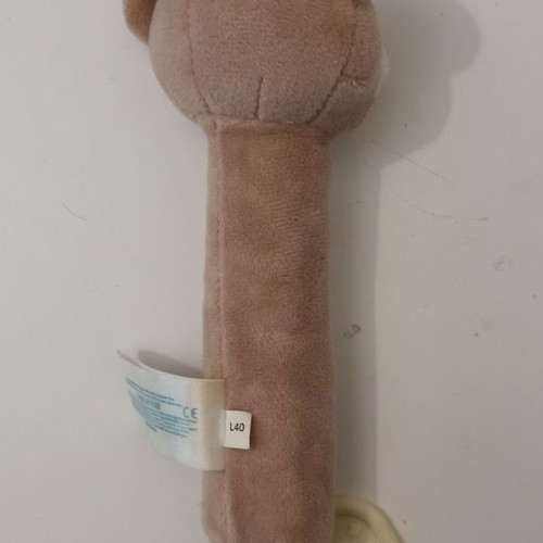 Kikka Boo bear squeaker toy and teether used