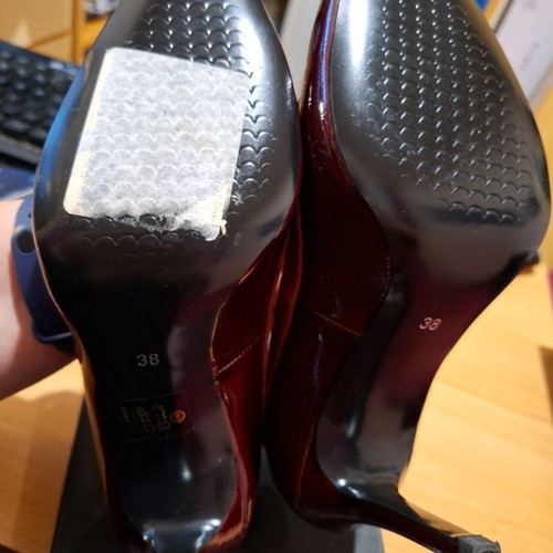 Gianna Kazakou pumps new, burgundy, size 38