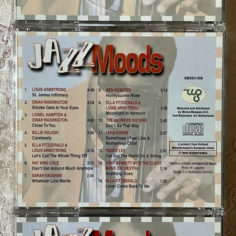 Jazz Moods 3-CD Box Set like new, classic jazz anthology