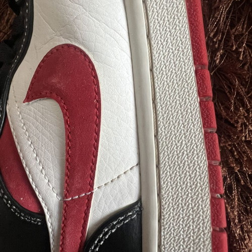 Nike Jordan Air sneakers like new, size 41, black and red