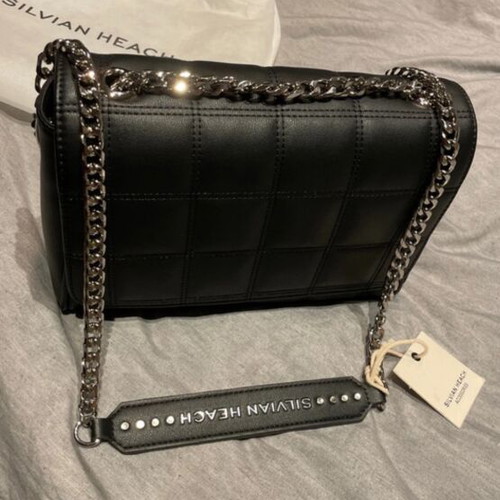 Silvian Heach shoulder bag new, crossbody, black and silver