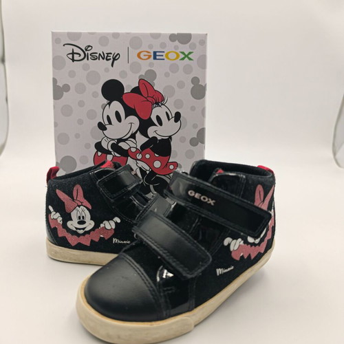 Geox Disney μποτάκι μεταχειρισμένο, νούμερο 25, μαύρο