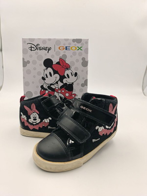 Geox Disney μποτάκι μεταχειρισμένο, νούμερο 25, μαύρο