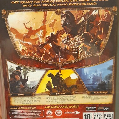 Age of Conan PC like new, all included