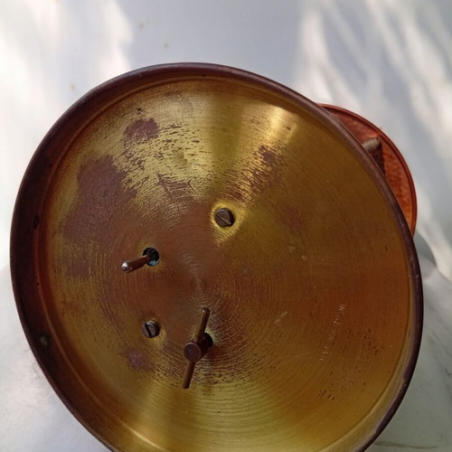Music box bottle 30 cm used, copper sheet, made in Germany