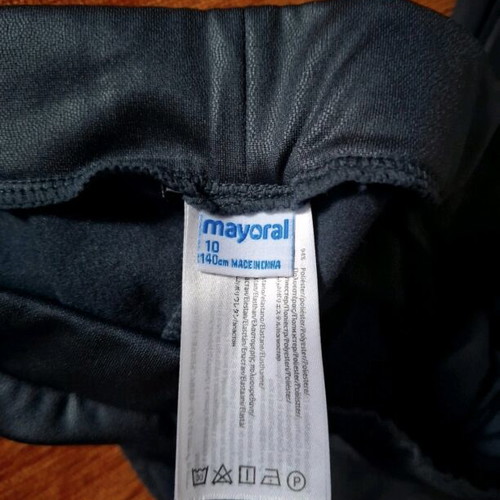Mayoral leggings new, blue, size 10 years with thin lining