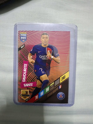 Panini FIFA Adrenalyn 365 2024 Kylian Mbappe Fans Favorite new
