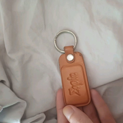 Leather keychain new with name Sofia