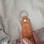 Leather keychain new with name Sofia