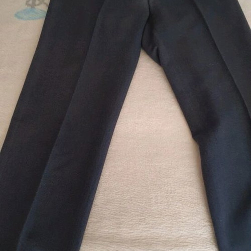 Men's fabric suit pants like new, blue, waist 98 cm