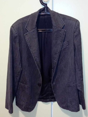 Men's jacket like new, size Medium, gray