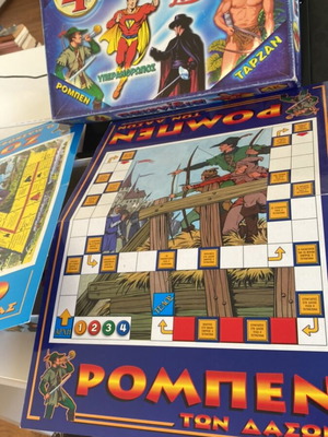 4-in-1 board game set, Adelco, code 222, vintage