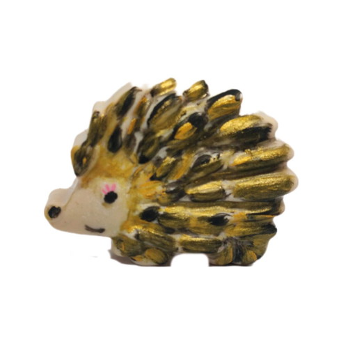 Handmade decorative aromatic soap hedgehog shape