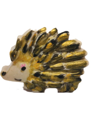 Handmade decorative aromatic soap hedgehog shape